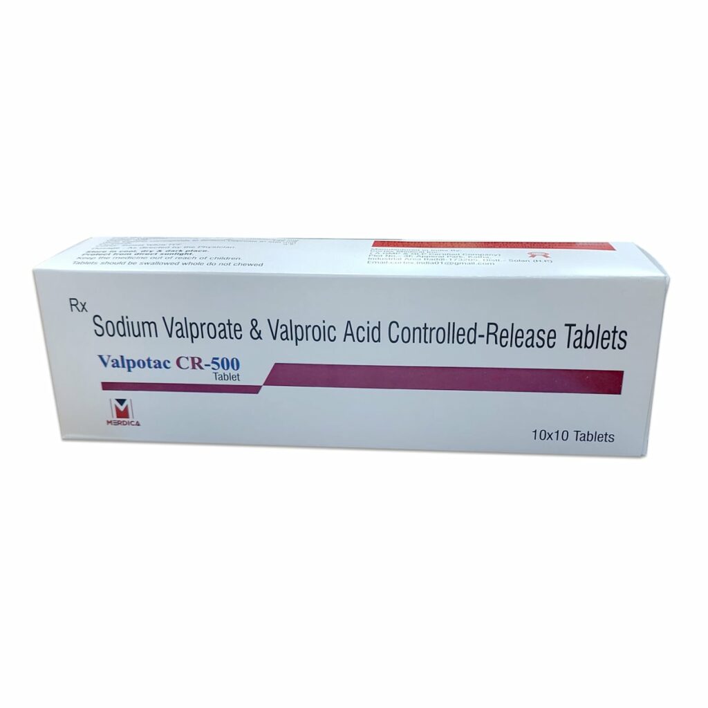 Valpotac CR 500 Sodium Valporate 333 Mg Valproic Acid 145 Mg Merdica