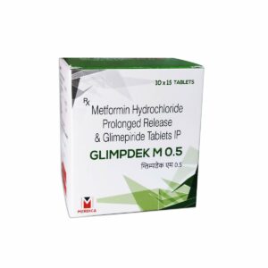 Metformin 500 mg and Glimepiride 0.5 mg Tablets