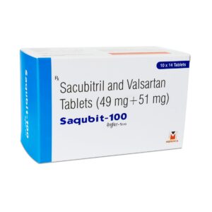 Saqubit-100, Sacubitril 49 mg + Valsartan 51 mg